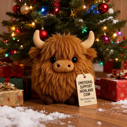 🔥 Motional Support Highland Cow Plush🎉