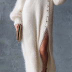 ✨ Elegant High-quality Plush Dress For Women, With a Side Slit ✨