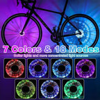 ⏳Time-Limited Special⏰LED Cycling Wheel Hub Light for Night Riding
