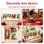 🎄⛄Christmas Wooden Wall Decor Letter Sign - HOME/JOY
