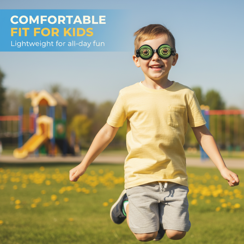 Kids Pull-String Blinking Crazy Glasses