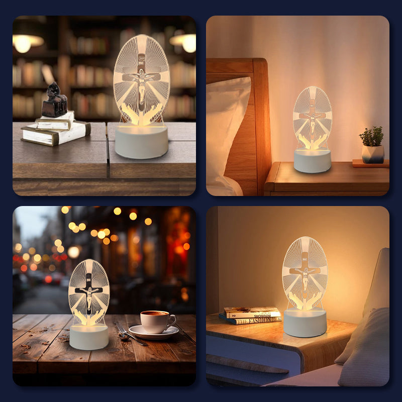 📢📢Jesus 3D Night Lamp & Religious Gifts