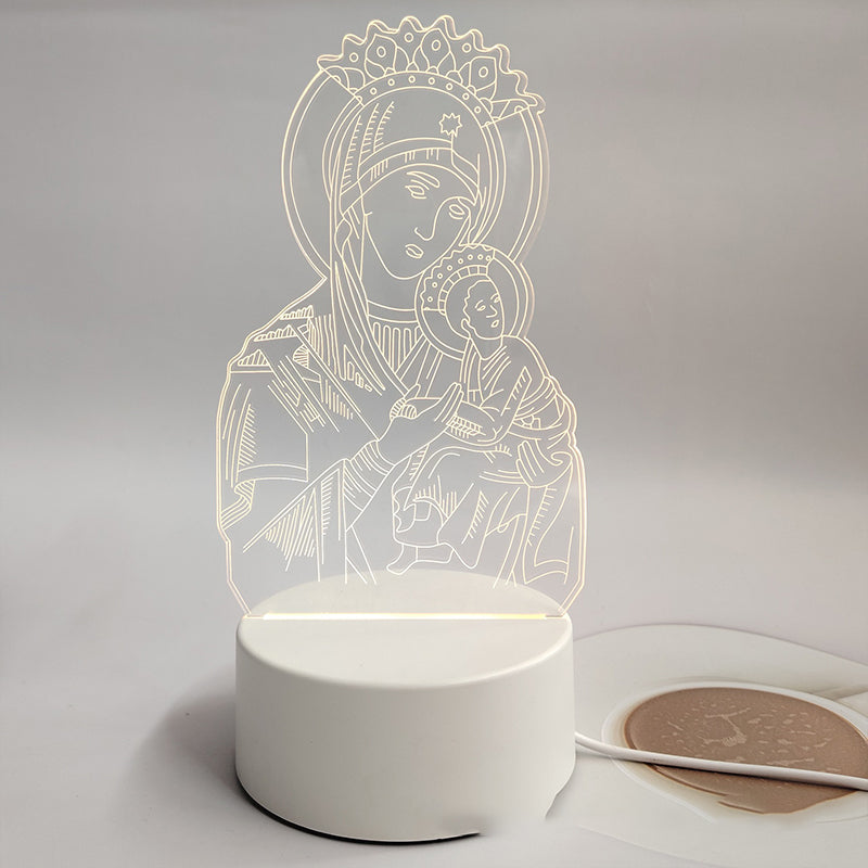 📢📢Jesus 3D Night Lamp & Religious Gifts