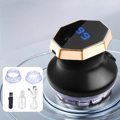 Circular Electric Hair Clipper with LED Display