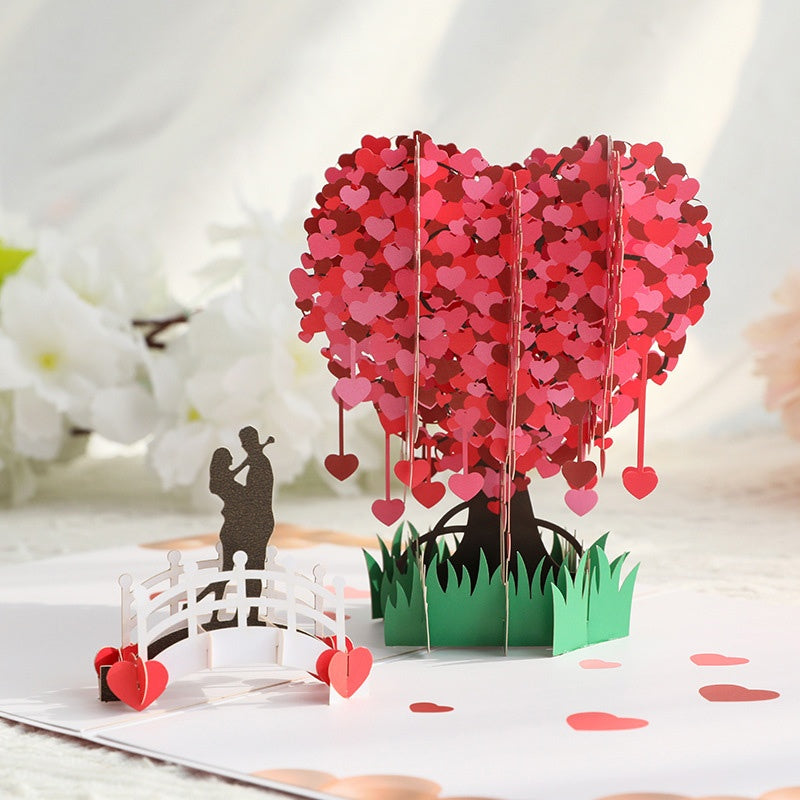🔥Hot Sale Deals-3D Pop-Up Heart Tree Greeting Card
