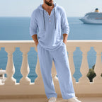 💥Men's Hooded Casual Loose Top & Pants 2-Piece Set
