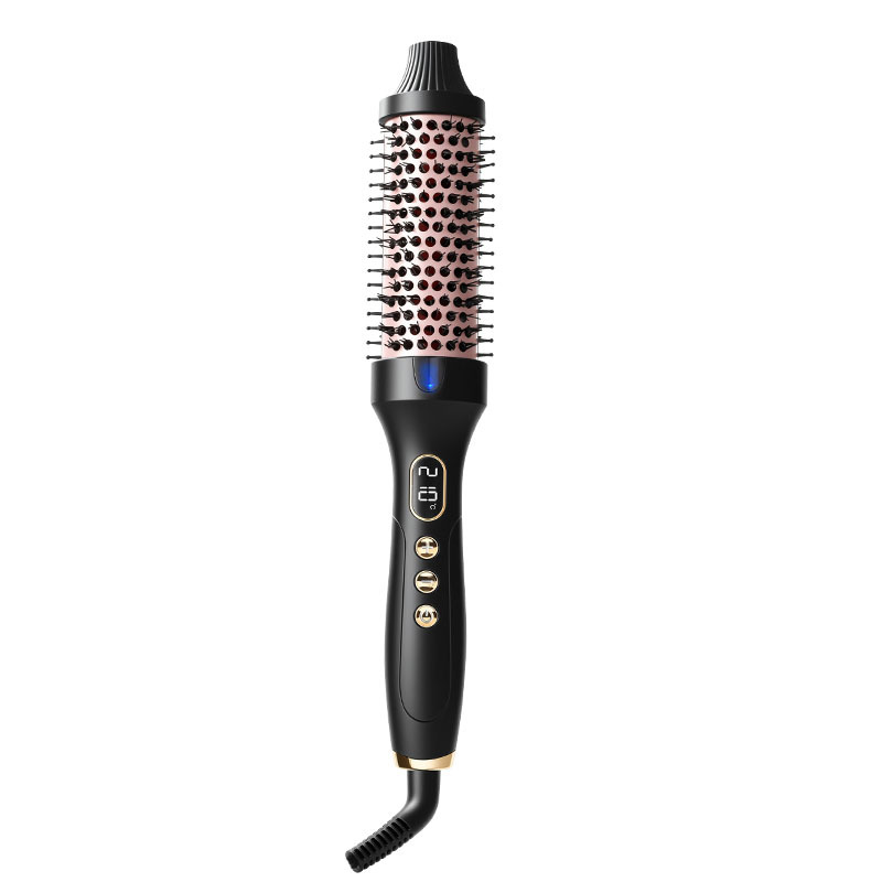2-in-1 Hair Straightener & Curler Heated Comb