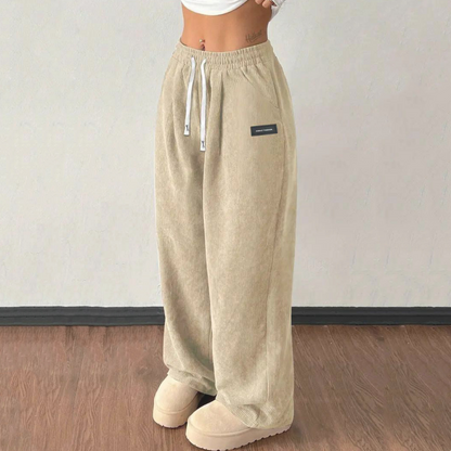 ✨💓Women's Corduroy Wide-Leg Pants with Drawstring🔥
