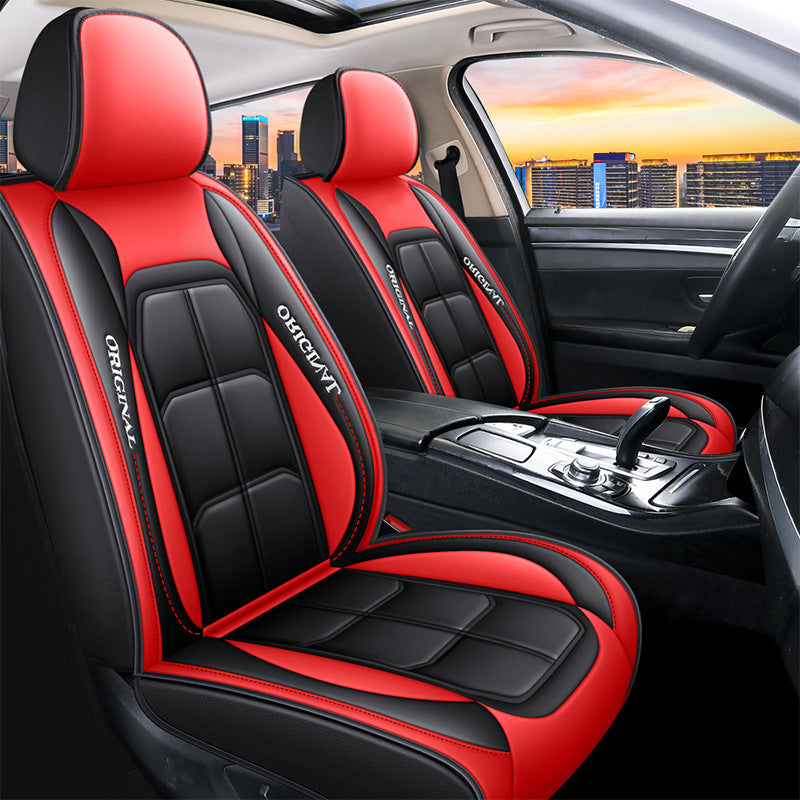 All-Season Full-Coverage Leather Car Seat Cover