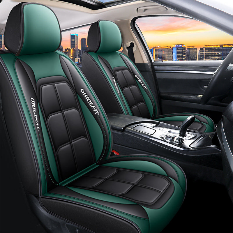 All-Season Full-Coverage Leather Car Seat Cover