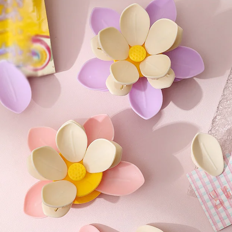 Lotus-Shaped Magnetic Food Clip & Fridge Magnet
