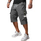Men's Casual Drawstring Capri Cargo Pants
