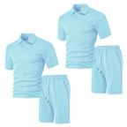 🩳Men's Diamond Print 2-Piece Set – Ready in seconds! Soft, breathable top with easy shorts.
