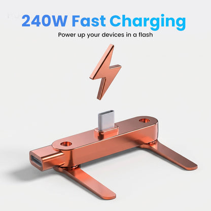 🔥Fast Charging Adapter with 360° Foldable Phone Stand🔥