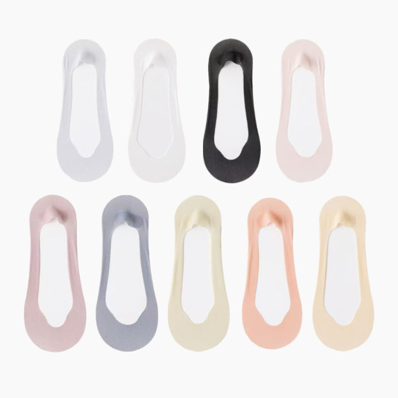 Women's Ultra-Invisible Sheer Mesh Low-Cut Boat Socks