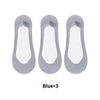 Women's Ultra-Invisible Sheer Mesh Low-Cut Boat Socks