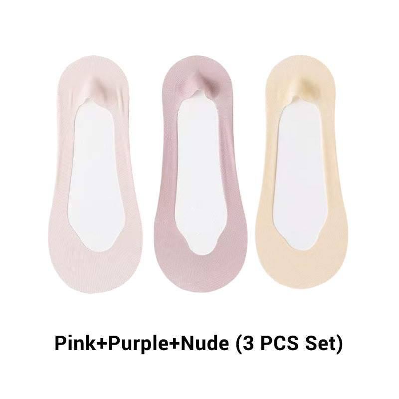 Women's Ultra-Invisible Sheer Mesh Low-Cut Boat Socks