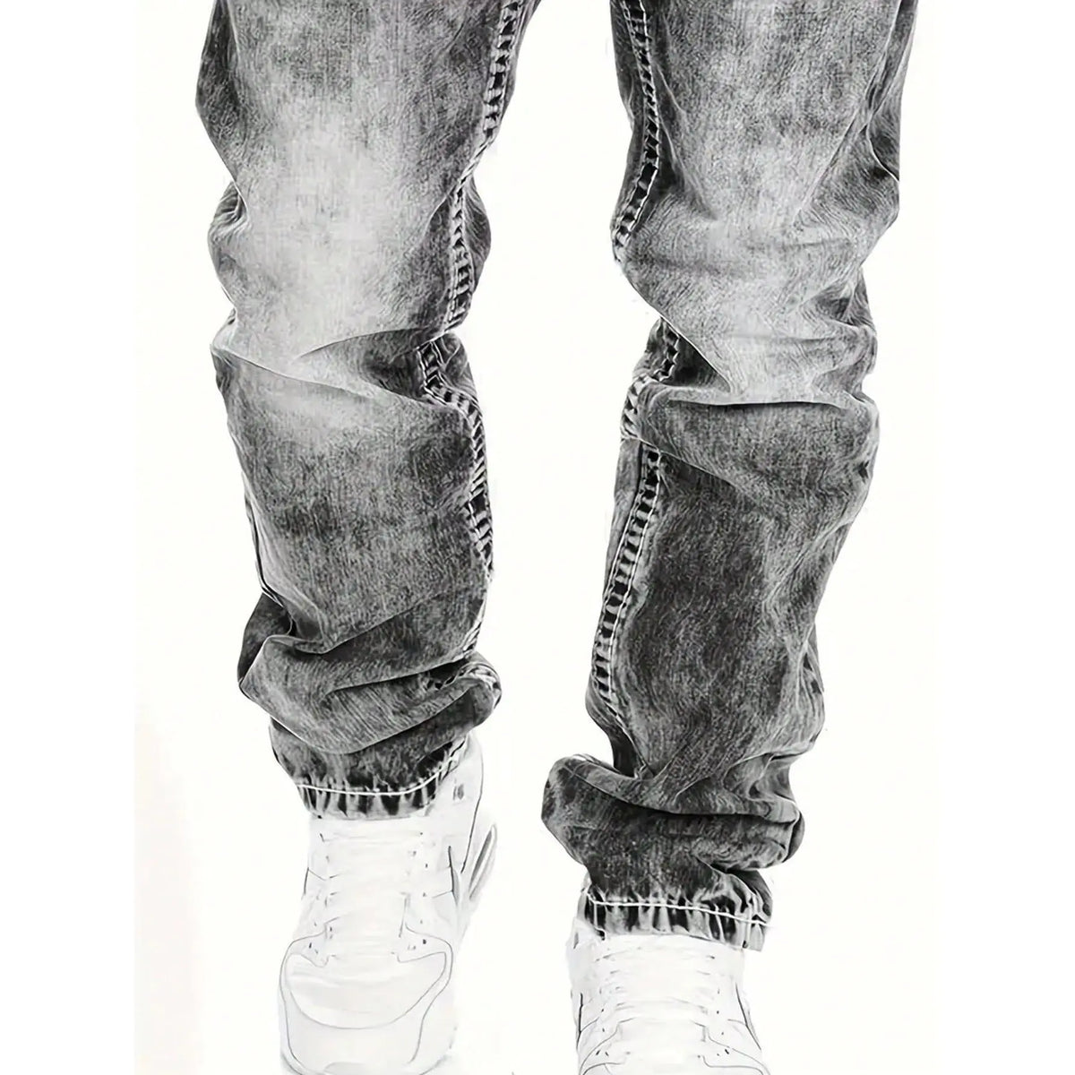 📢📢BIG SALE !!⏰Men's Fashion Creative Stretch Denim Jeans,Minimalist Style Suitable For Summer, Emo Style