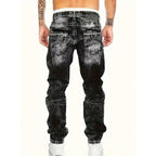 📢📢BIG SALE !!⏰Men's Fashion Creative Stretch Denim Jeans,Minimalist Style Suitable For Summer, Emo Style
