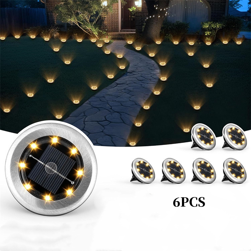 Outdoor Waterproof Solar Ground Light - 2 Pack/Set🏡💡