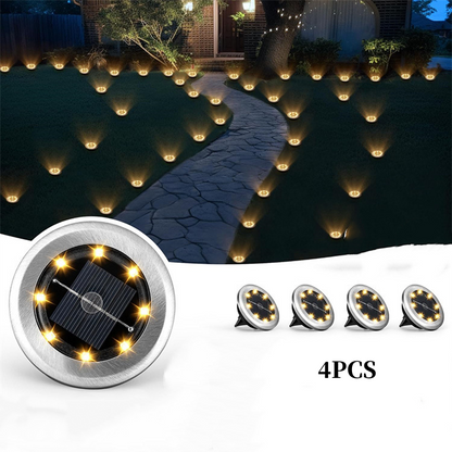 Outdoor Waterproof Solar Ground Light - 2 Pack/Set🏡💡