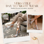 👡Women's Elegant Peep-Toe Heeled Sandals