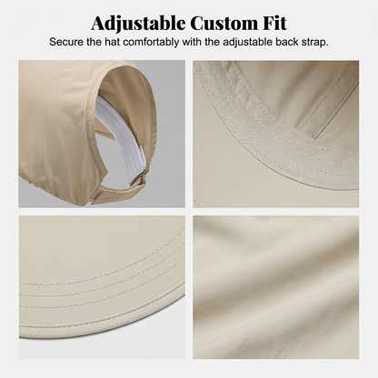 🧢  Women's Wide-Brim Sun Hat – UV Protection, Quick-Dry Fabric & Breathable Comfort 🌊