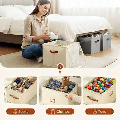 👟 Transparent, Foldable PVC Shoe Box, Waterproof Shoe Organiser For The Office
