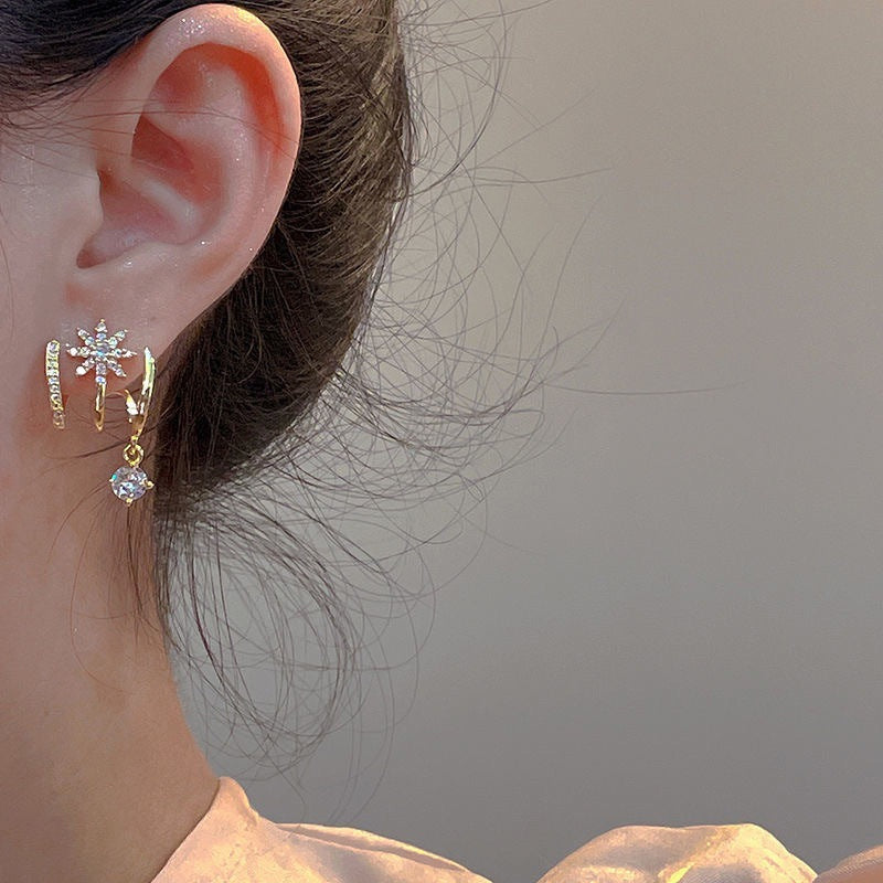 💎 Sparkling Claw Earrings for Women – Unique Claw Cuff, Dangling Gem & Versatile Style 🌟