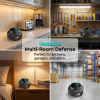 ⚡【High-Power Ultrasonic Pest Repeller】— Rats and cockroaches will leave on their own—no chemicals, no killing! 🚫🐭