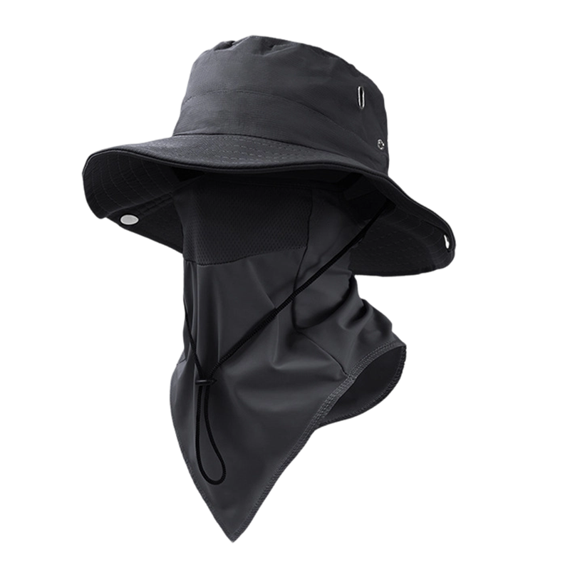 🎉 UV Protection Bucket Hat with Face Cover