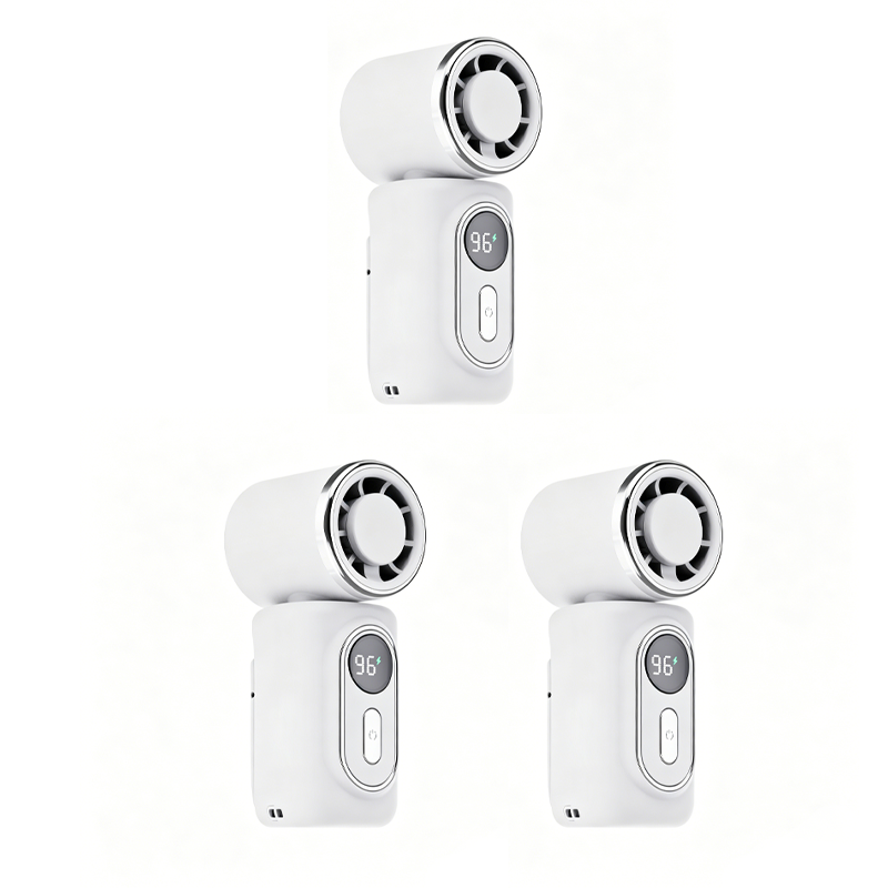 Portable Clip-On Fan with LED Display