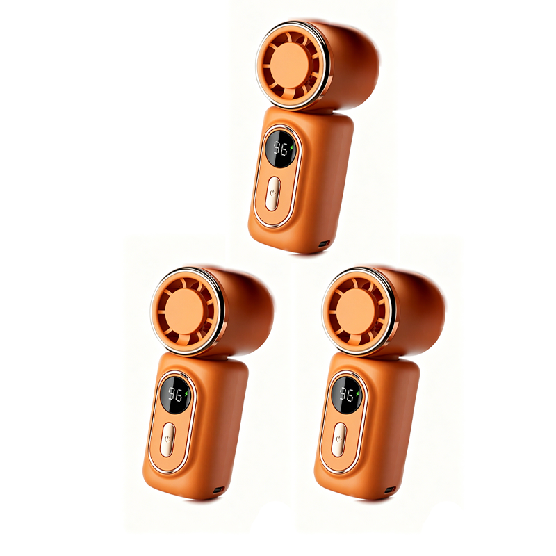 Portable Clip-On Fan with LED Display