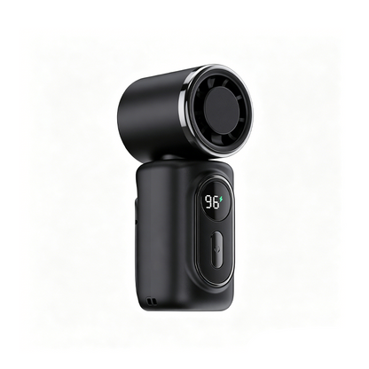 Portable Clip-On Fan with LED Display