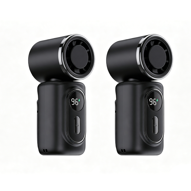 Portable Clip-On Fan with LED Display