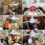🔥SmartBreez 40W LED Ceiling Fan Light – 20.5 Ultra-Quiet with Remote 🎯 | E27 + FREE B22 Adapter 🔌