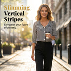 🔥New Arrivals & Special Offers-Summer Commuter Striped Button-Down Shirt