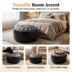 🏡High-end luxury-quality leather Versatile Round Storage Seat