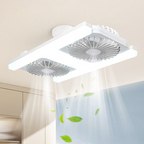 💡 2-in-1 LED Ceiling Fan Light – Dual Cooling, Ultra Bright, Tool-Free Install 🌀