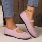 👟Breathable Knit Flats – Soft as clouds, anti‑slip sole. Walk for hours, feet stay cool & fresh. Your new favourite! 🌸✨