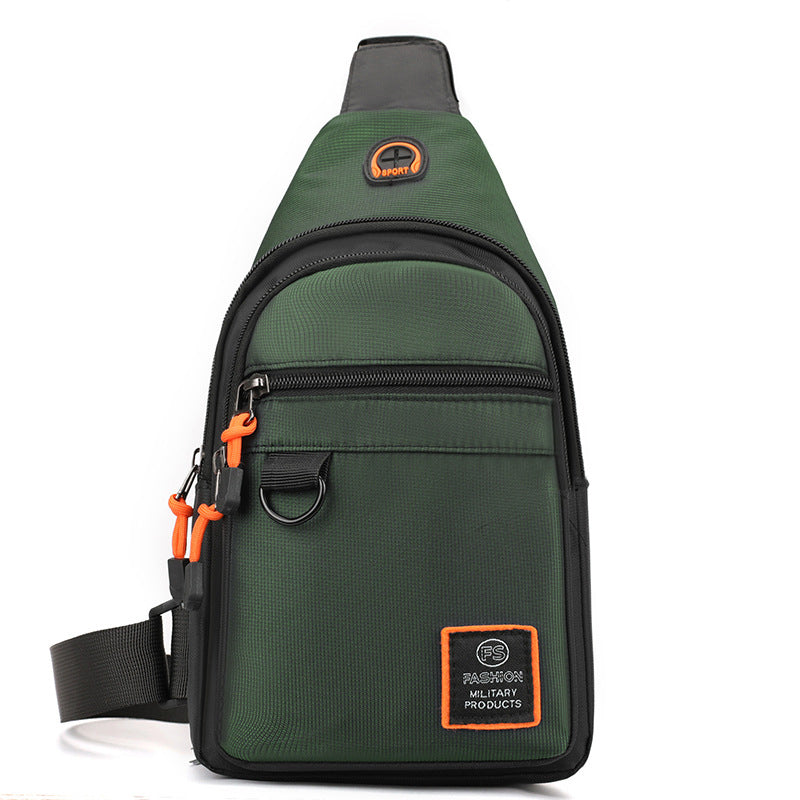 🎒✨ Waterproof Multi-pocket Crossbody Sling Bag – Organized Storage, Adjustable Strap, Headphone Jack 🌧️