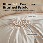 🛏️ ☁️Elegant Pinch Pleat Duvet Cover Set