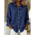 ✨🛍️Fresh Drop - Relaxed Fit Plaid Button-Up – Modern Collared Style for Casual Outings & Coffee Runs