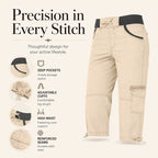 Limited-Time Offer⏰️High-Waist Cargo Capris – Lightweight & Functional Design