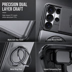 2-in-1 Shockproof Phone Case with Hidden Card Holder