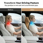 🥳HOT SALE! Aviation-Grade PU Leather Car Headrest