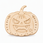 ⏰ Halloween Wooden Pumpkin Craft Kit | DIY Wind Chime 🎃