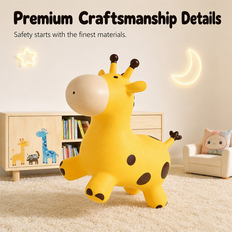 🎁🎄Christmas Sale!💞50K+ SOLD!⏳✨Cute Giraffe Bouncy Animal Hopper for Kids