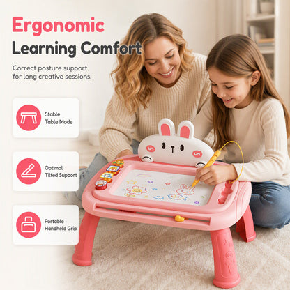 ✨🎨 Kids Magnetic Drawing Board – Pen & 4 stamps included ✨